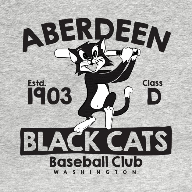 Aberdeen Black Cats by MindsparkCreative